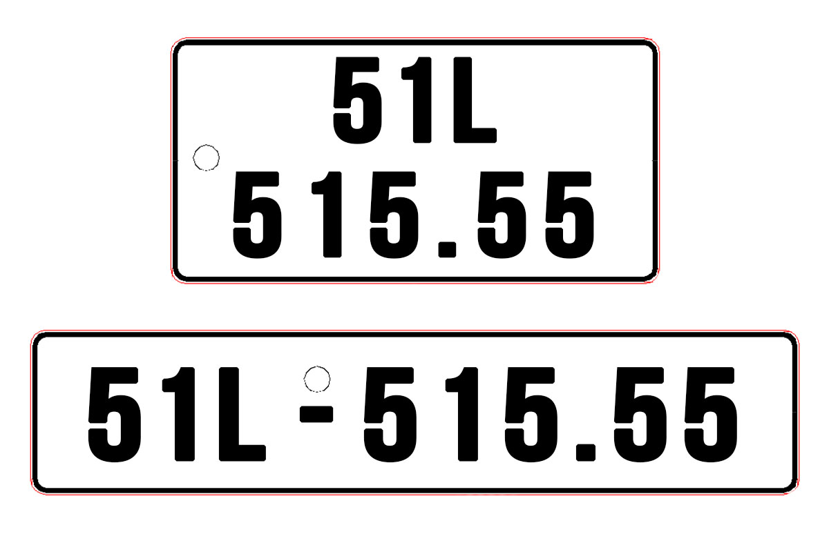 51L 515.55 Biển Số Đẹp