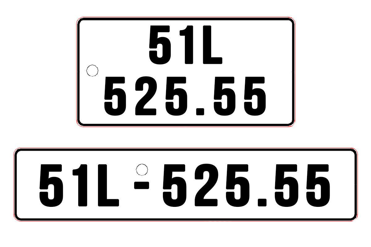 51L 525.55 Biển Số Đẹp