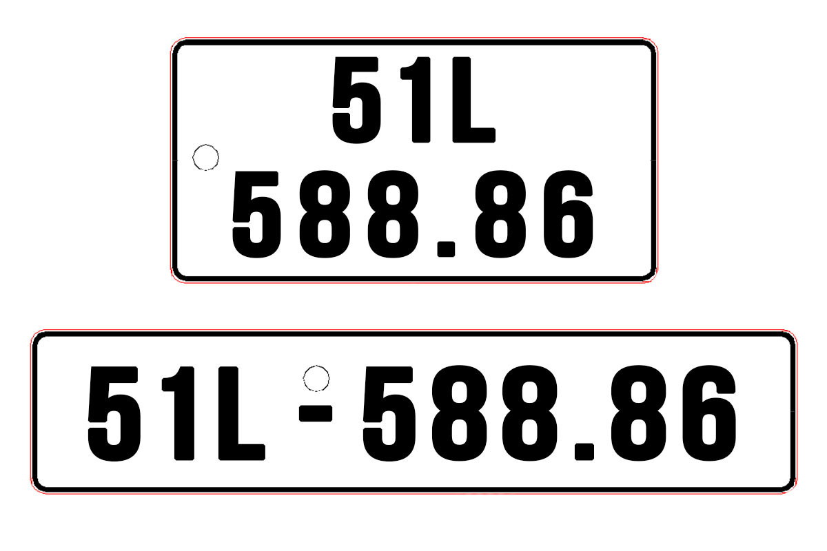 51L 588.86 Biển Số Đẹp